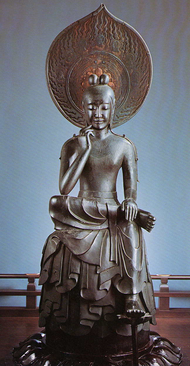 中宮寺.菩薩半跏像.全身.jpg